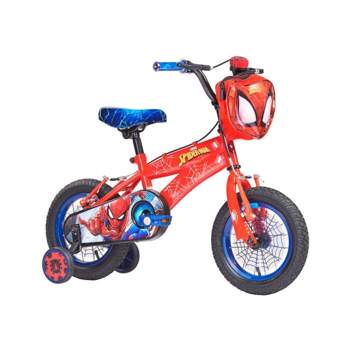 LAHSEN - Bicicleta Infantil Spiderman Aro 12 Rojo