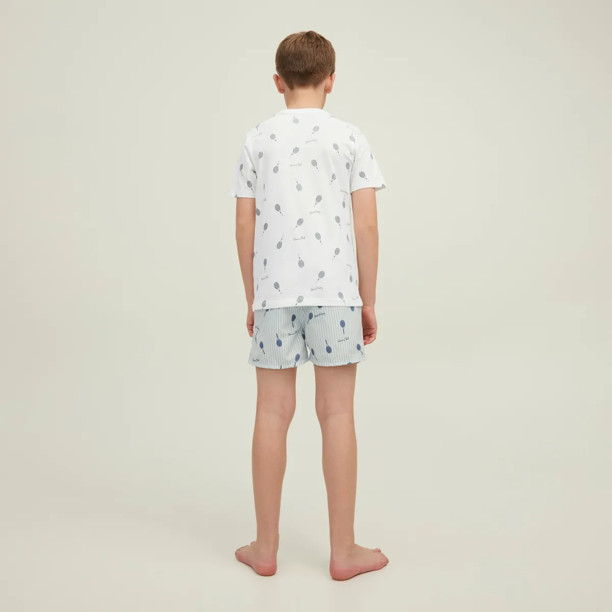 JACK&JONES JUNIOR - Polera Manga Corta Estampada Algodón Niño Jack&Jones Junior