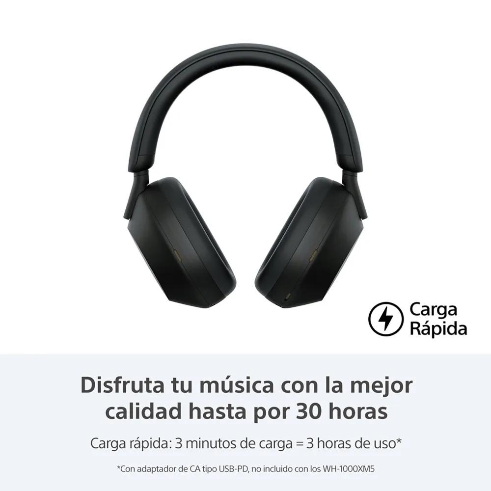 Sony WH-1000XM5 Negro, foto 3