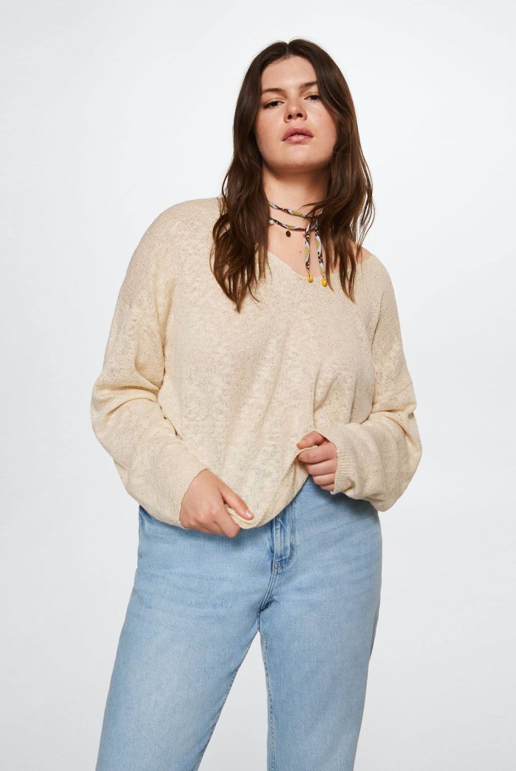 MANGO - Jeans Mom Newmom  Mujer Mango