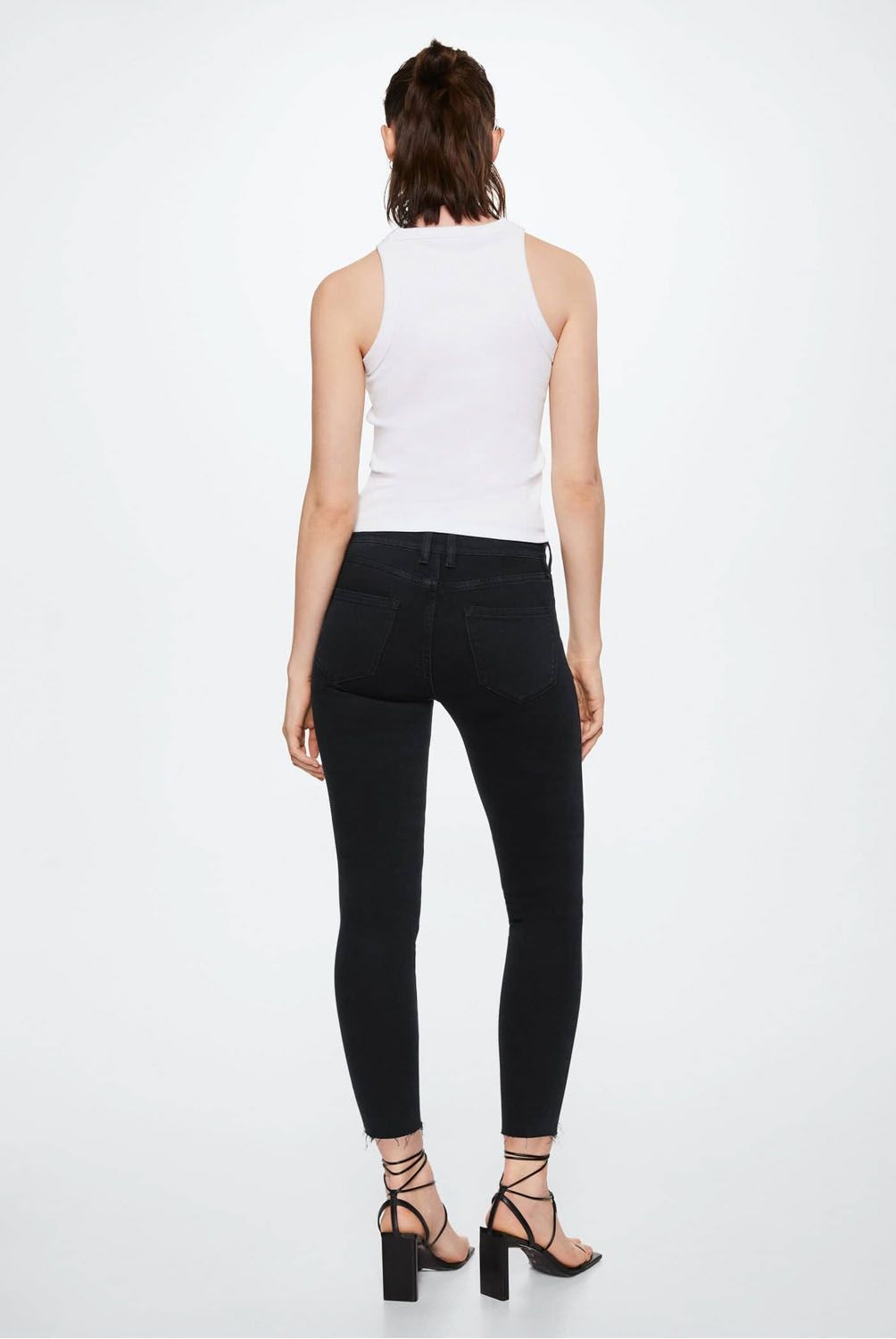 MANGO - Jeans Skinny Isa Tiro Medio Mujer Mango