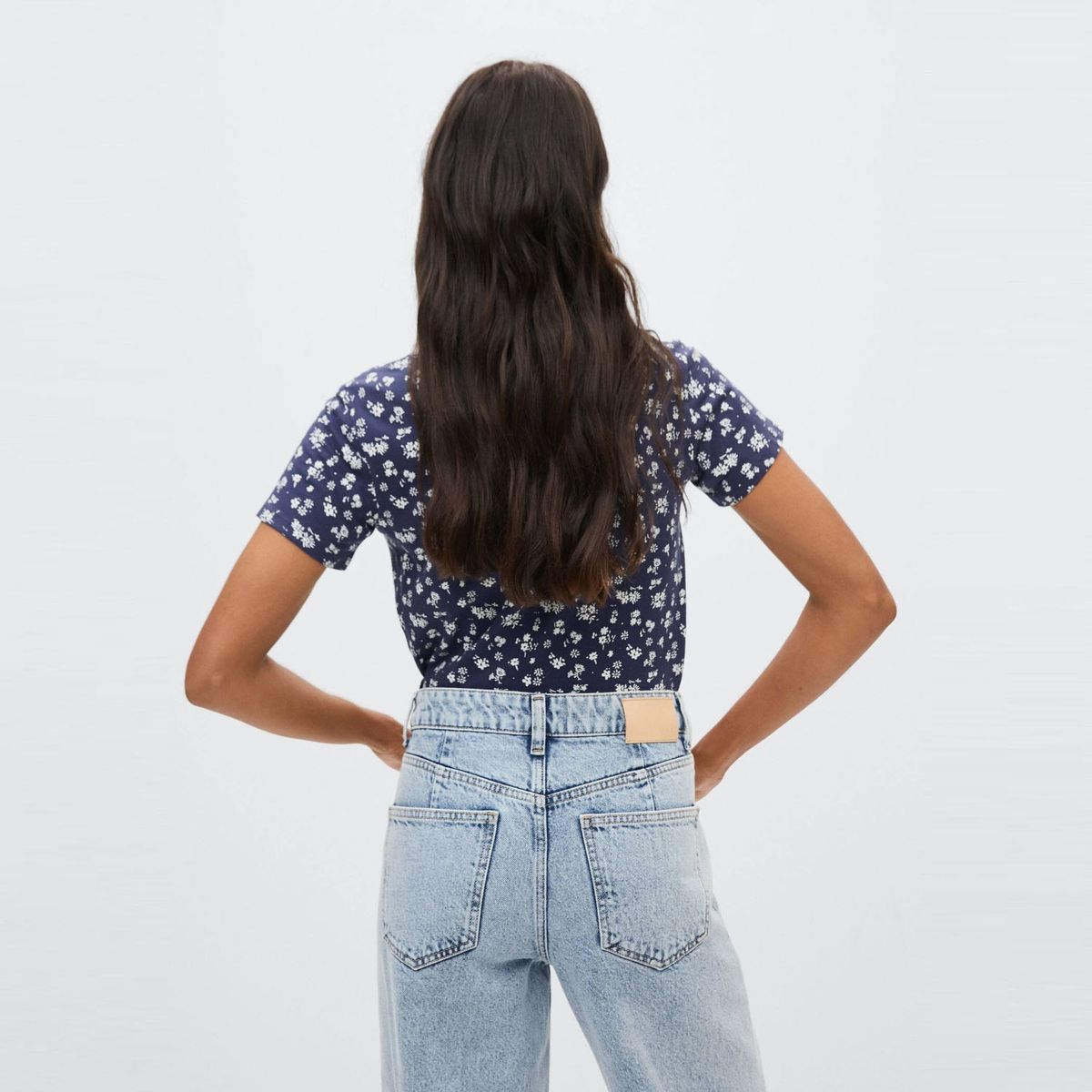 MANGO - Polera Estampada Logo Bordado Mangofi-H Mujer Mango