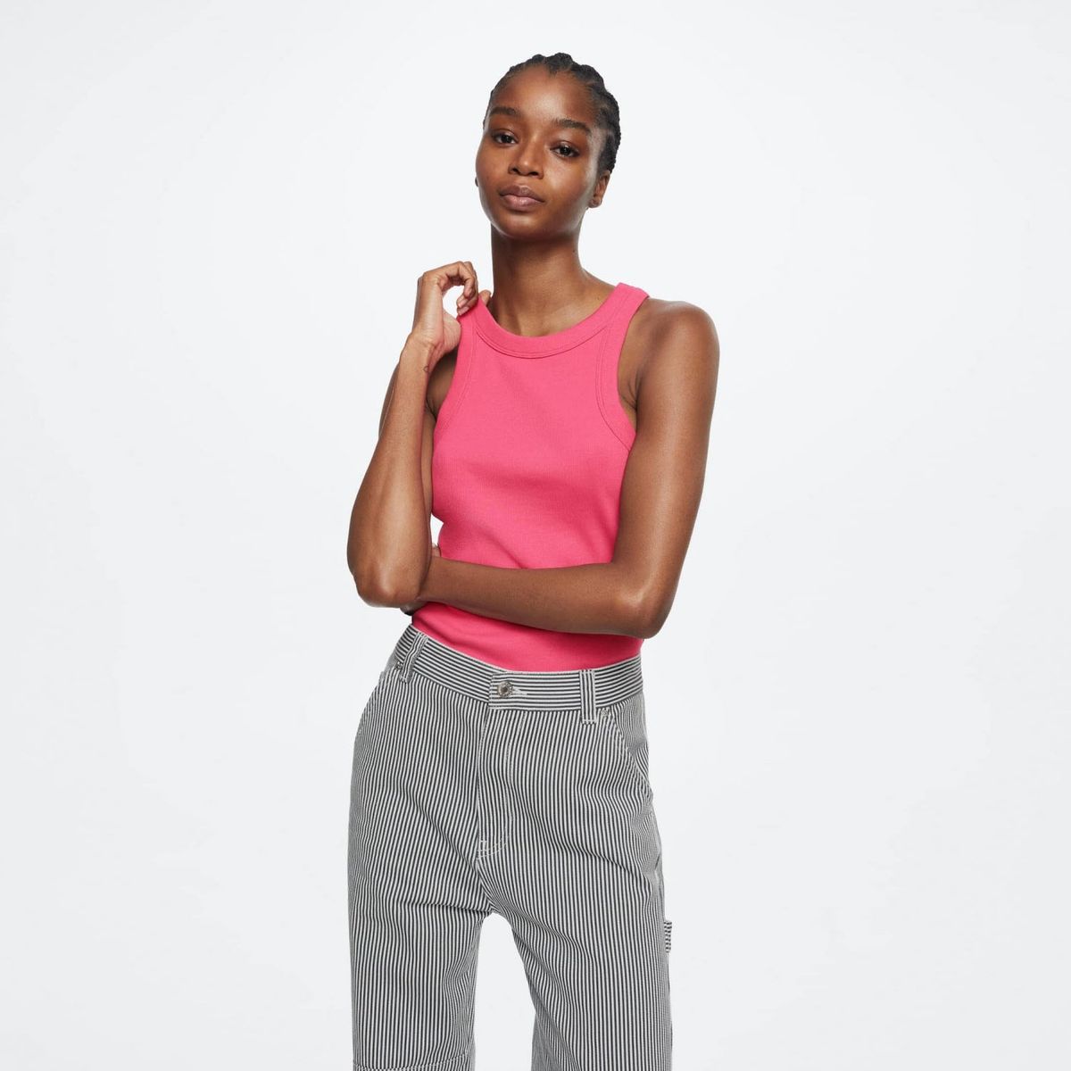 MANGO - Mango Top Canalé Algodón Boni Mujer