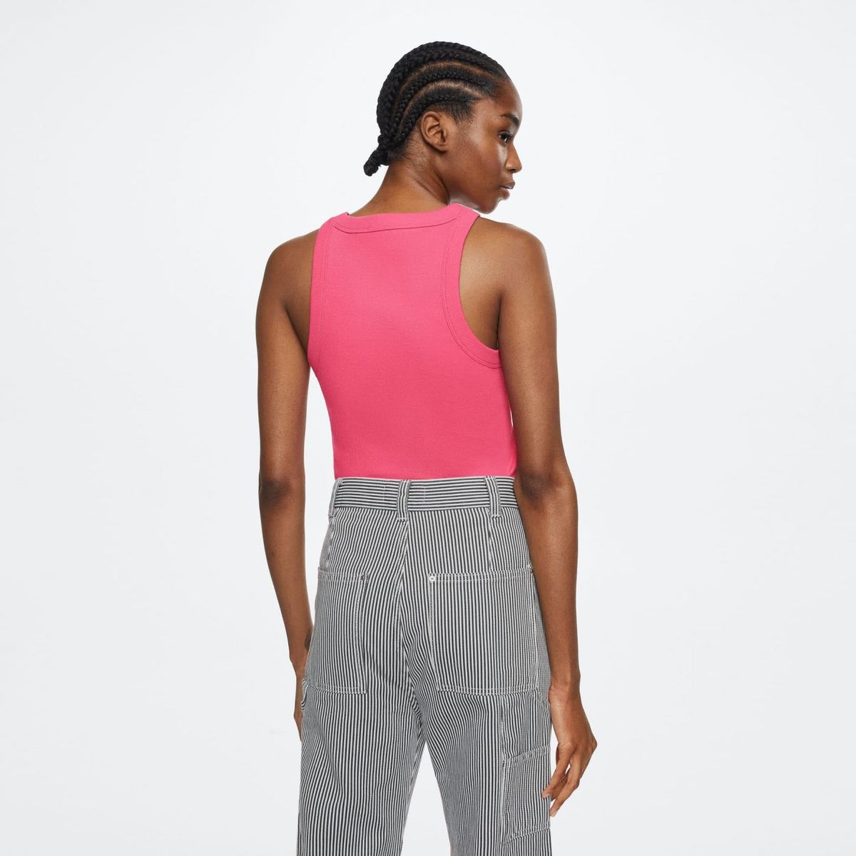 MANGO - Mango Top Canalé Algodón Boni Mujer