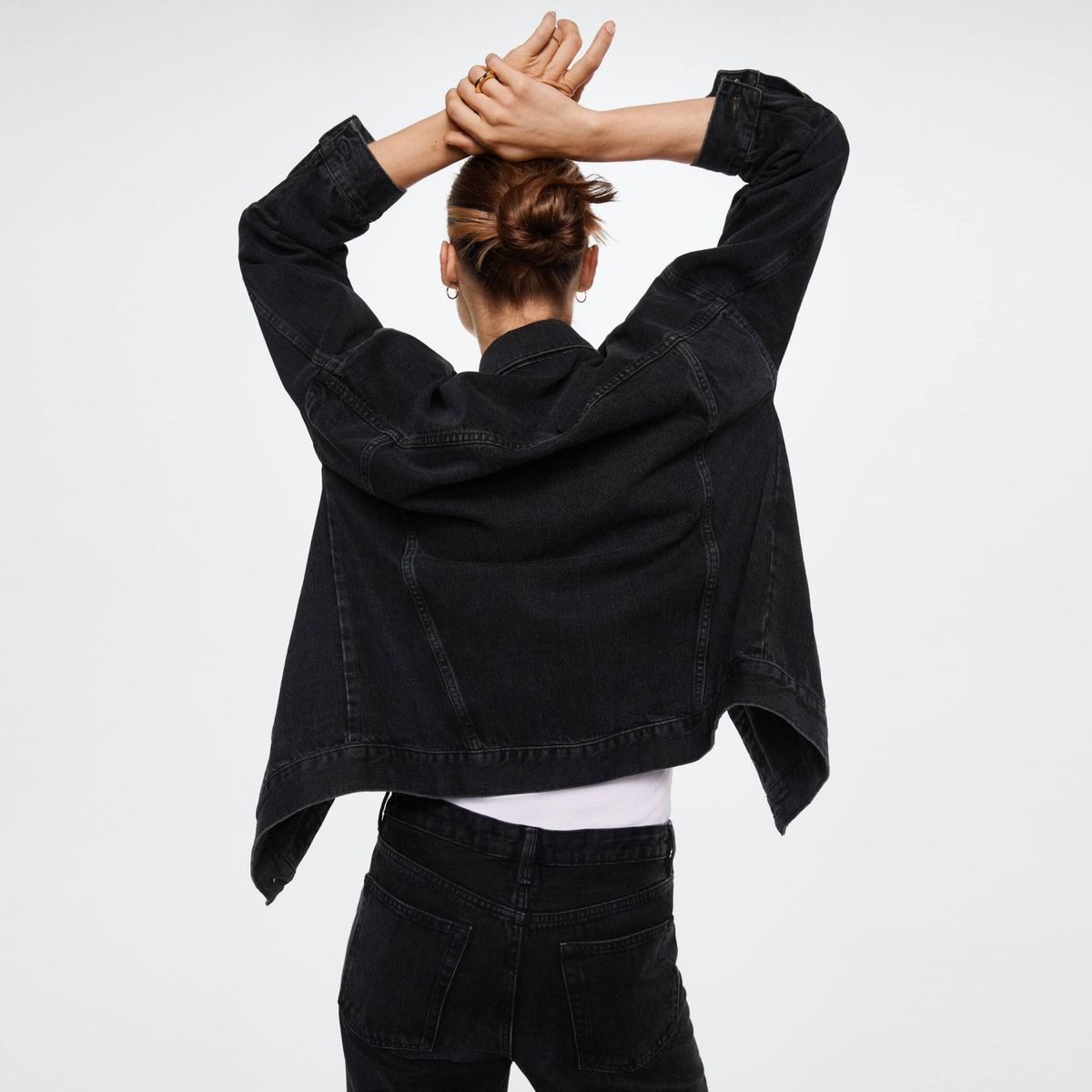 MANGO - Mango Chaqueta Vaquera Oversize Dafne Mujer