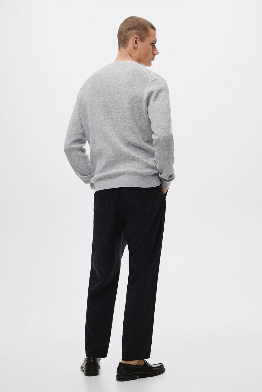 MANGO MAN - Mango Man Sweater Algodón Estructura Hombre