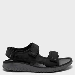 CLARKS - Sandalia Hombre Negro