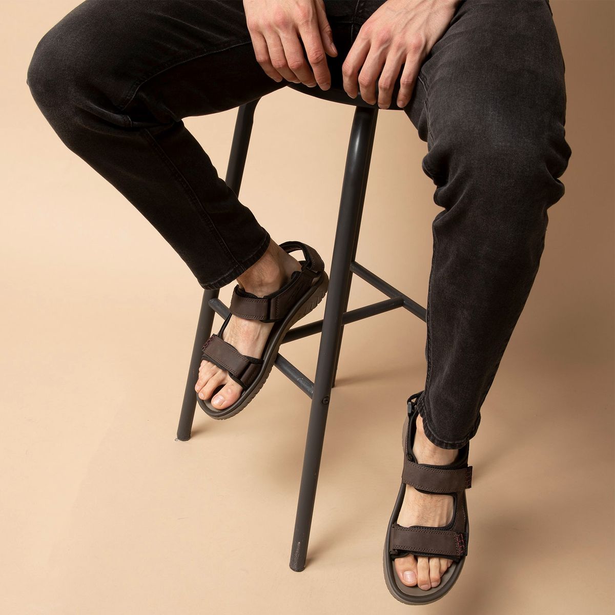 CLARKS - Sandalia Hombre Café Clarks