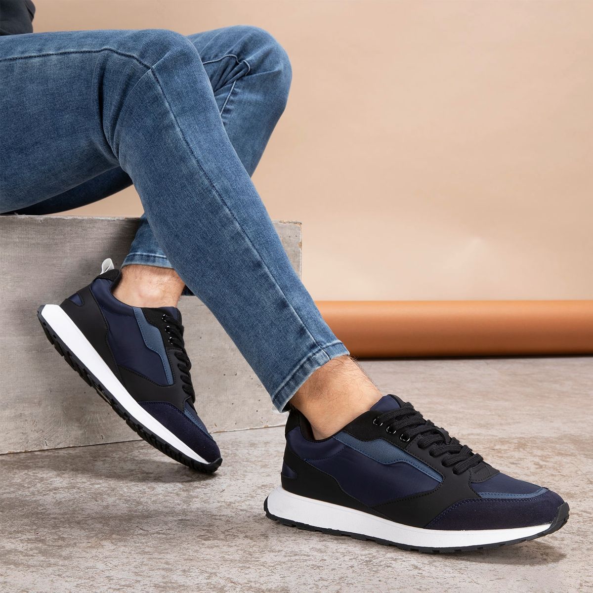 CALL IT SPRING - Zapatilla Urbana Cuero Hombre Negro Call It Spring