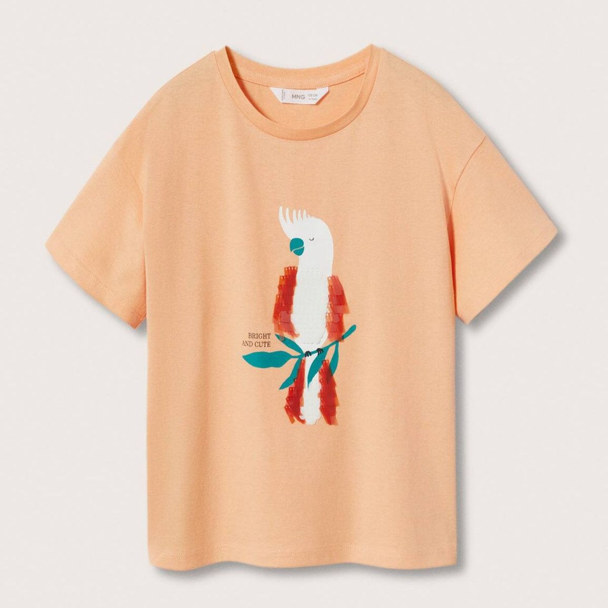 MANGO KIDS - Polera Estampado Lentejuelas Niña Mango Kids