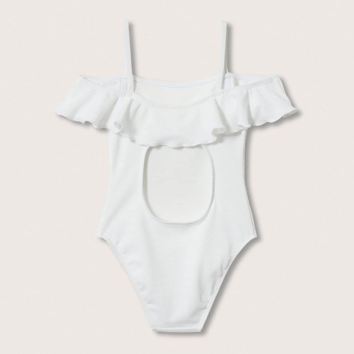 MANGO KIDS - Mango Kids Traje de Baño detalle Volantes Niña