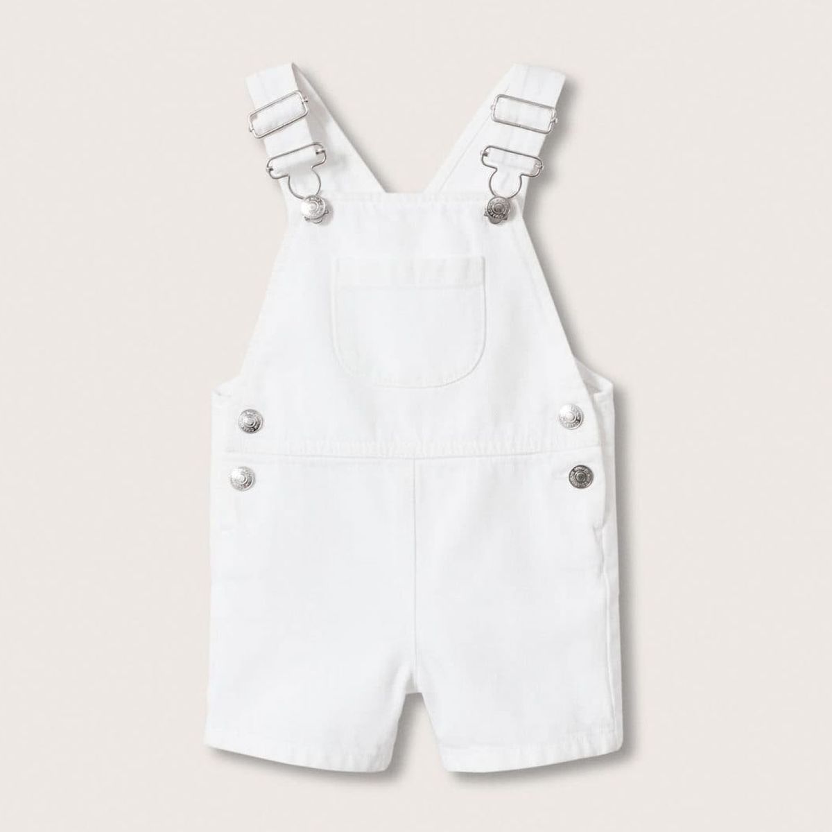MANGO KIDS - Mango Kids Jardinera Corta Denim Niña