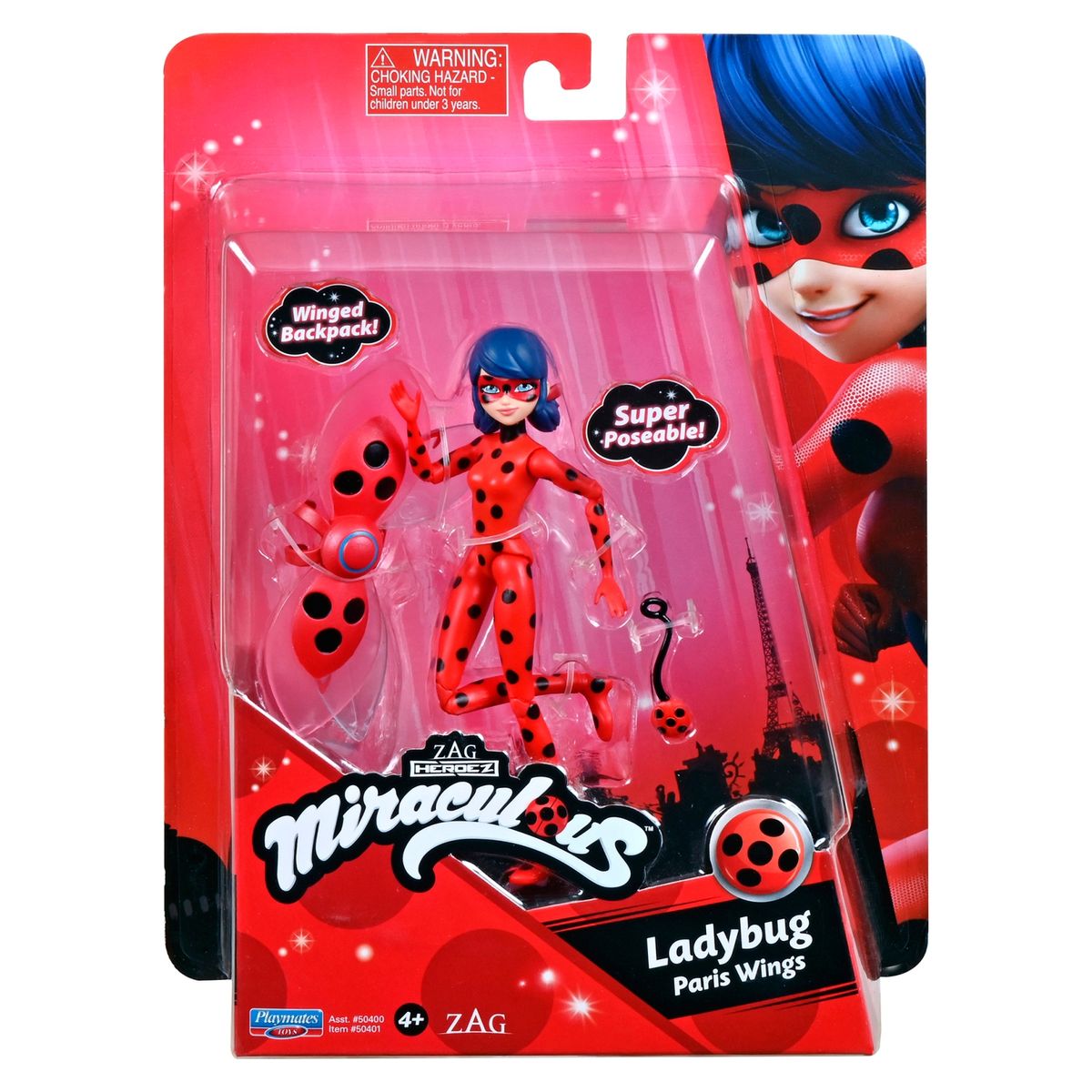 LADYBUG - Muñeca Miraculous Con Accesorios Ladybug