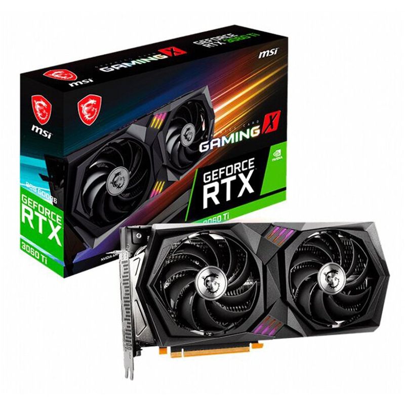 MSI - Tarjeta de Video Geforce Rtx 3060 Ti Gaming X 8G