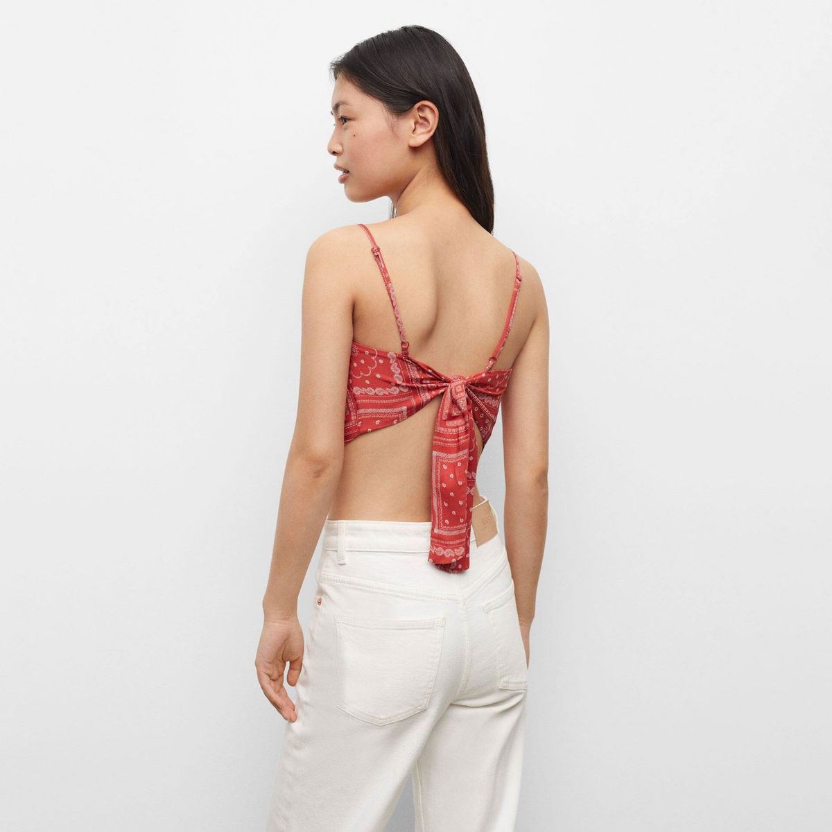 MANGO TEEN - Crop Top Niña Mango Teen