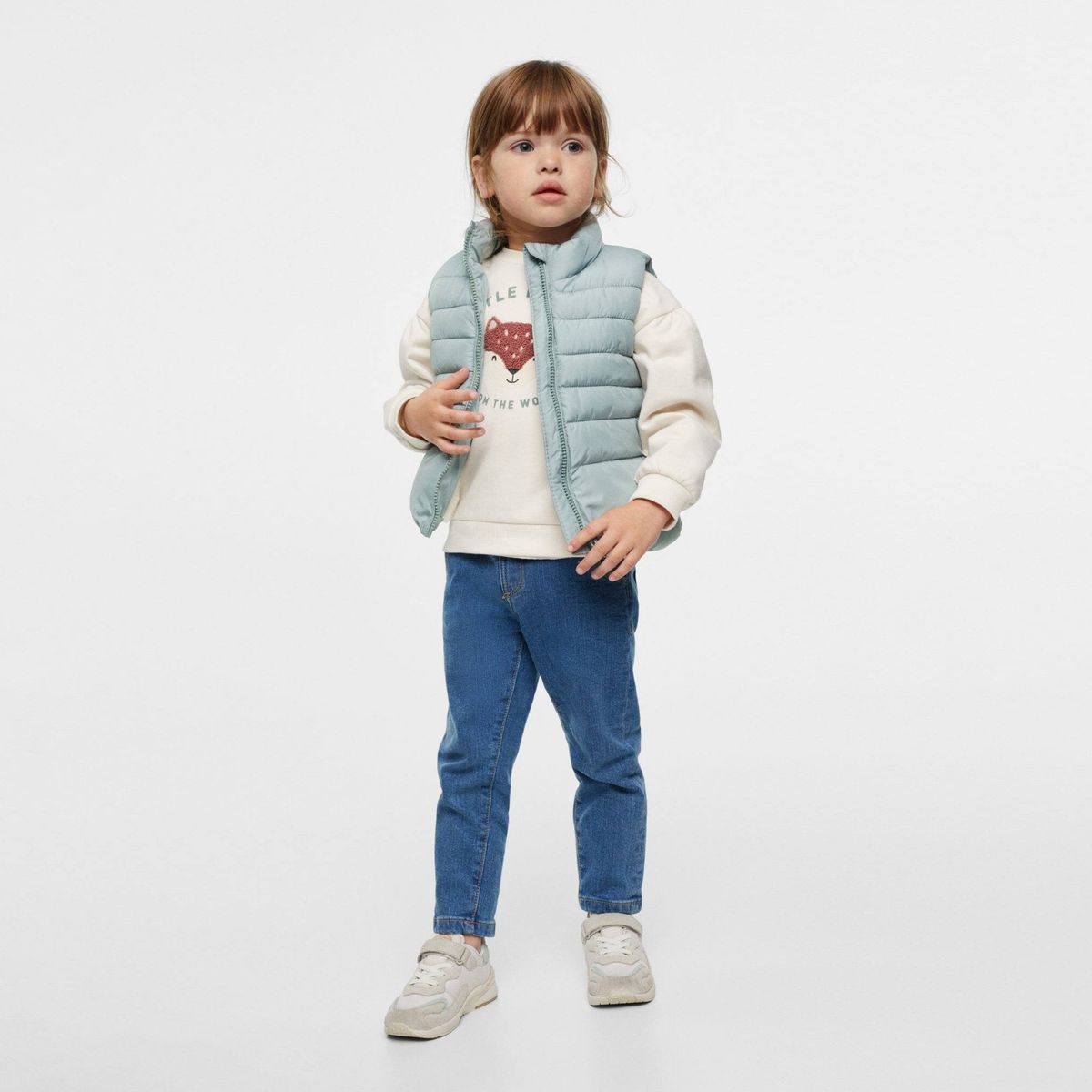 MANGO KIDS - Mango Kids Parka Acolchada sin Mangas