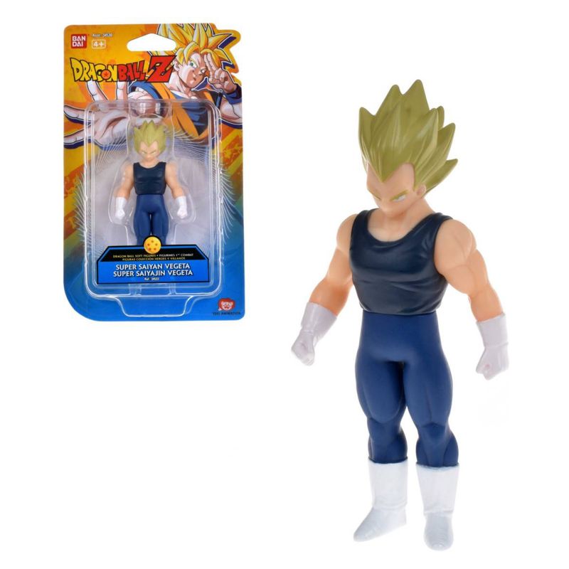DRAGON BALL - Figura De Acción Soft 10Cm Super Saiyan Vegeta Dragon Ball