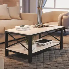 BE DESIGN - Mesa De Centro Industrial Perla
