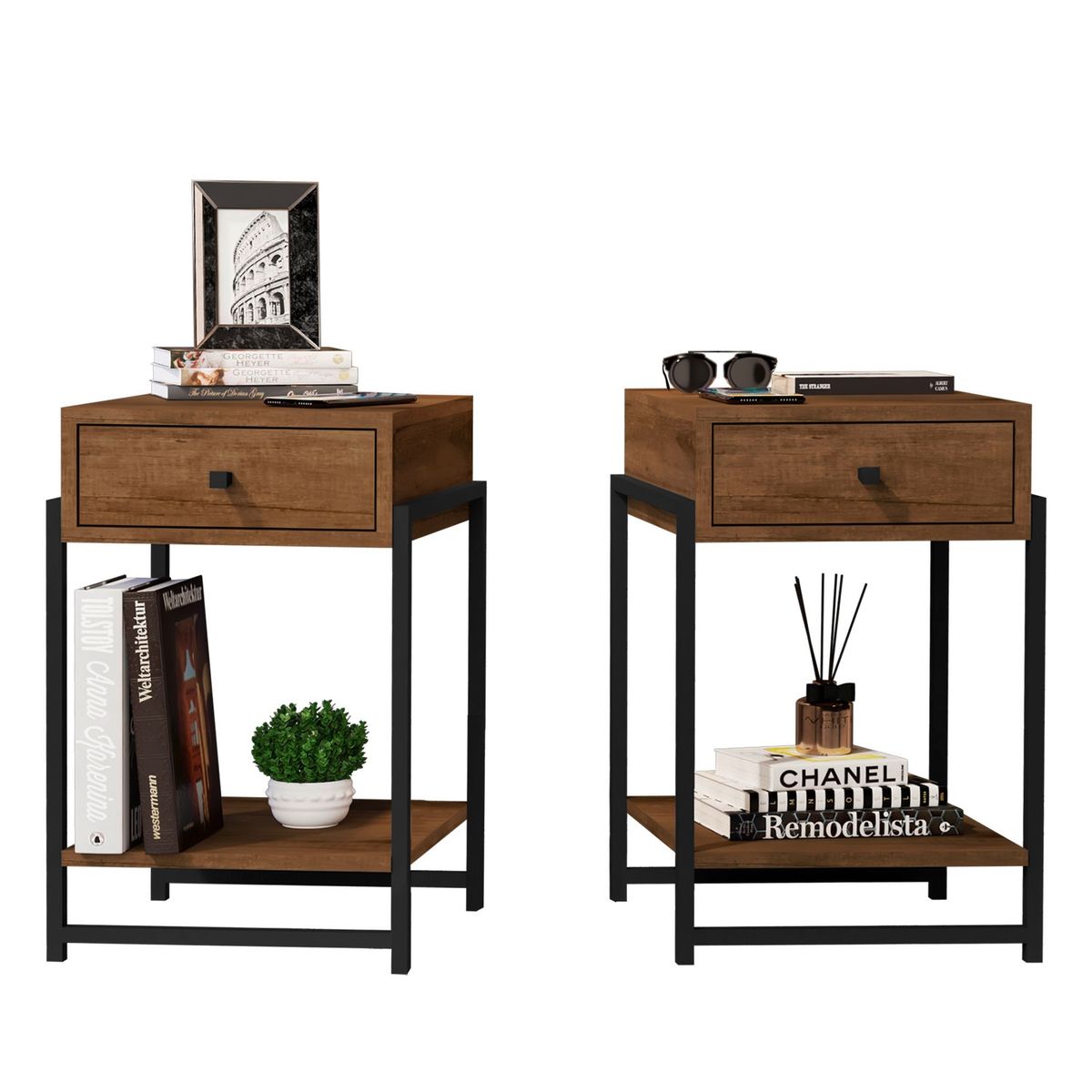 BE DESIGN - Velador Industrial Canela Be Design