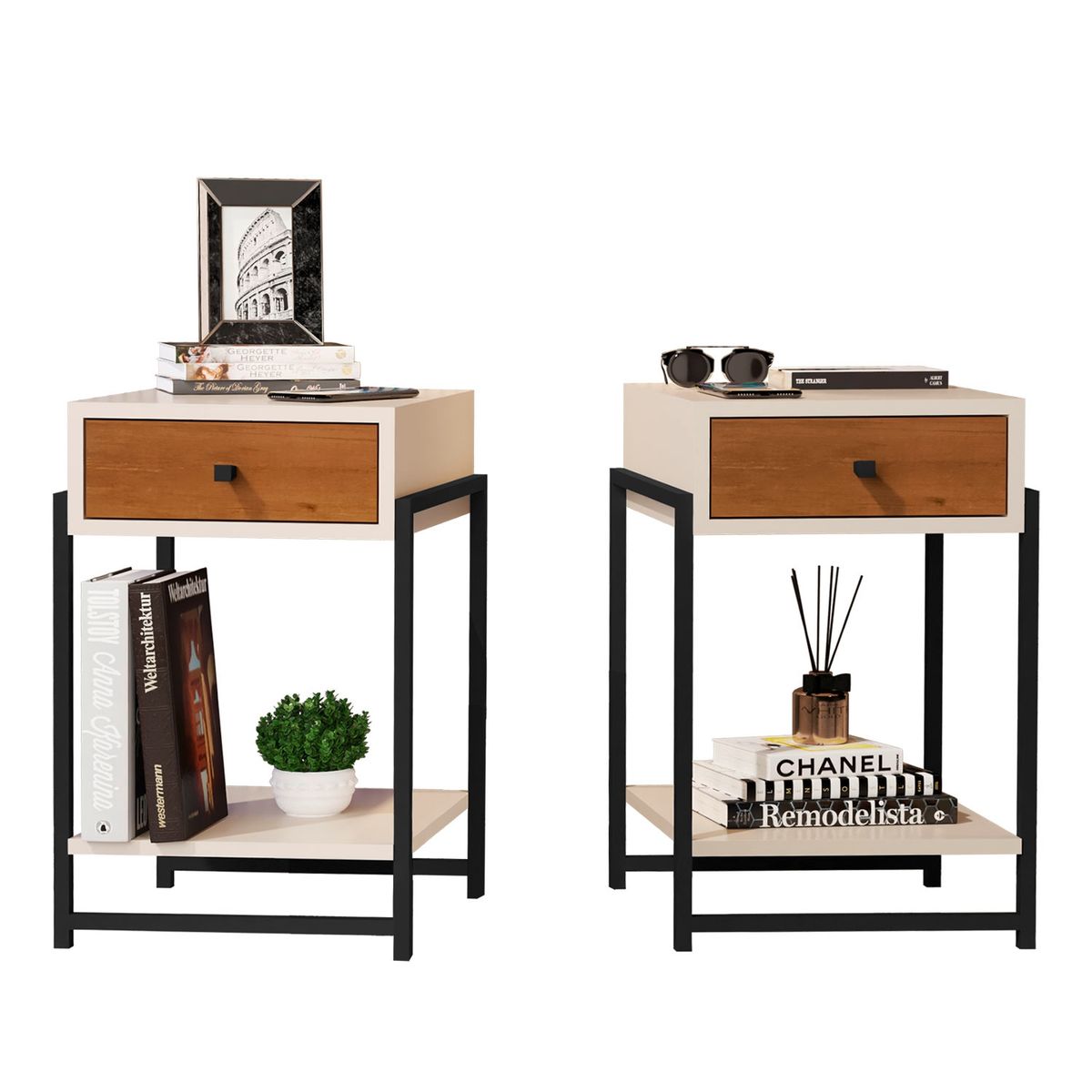 BE DESIGN - Velador Industrial Caramelo Be Design