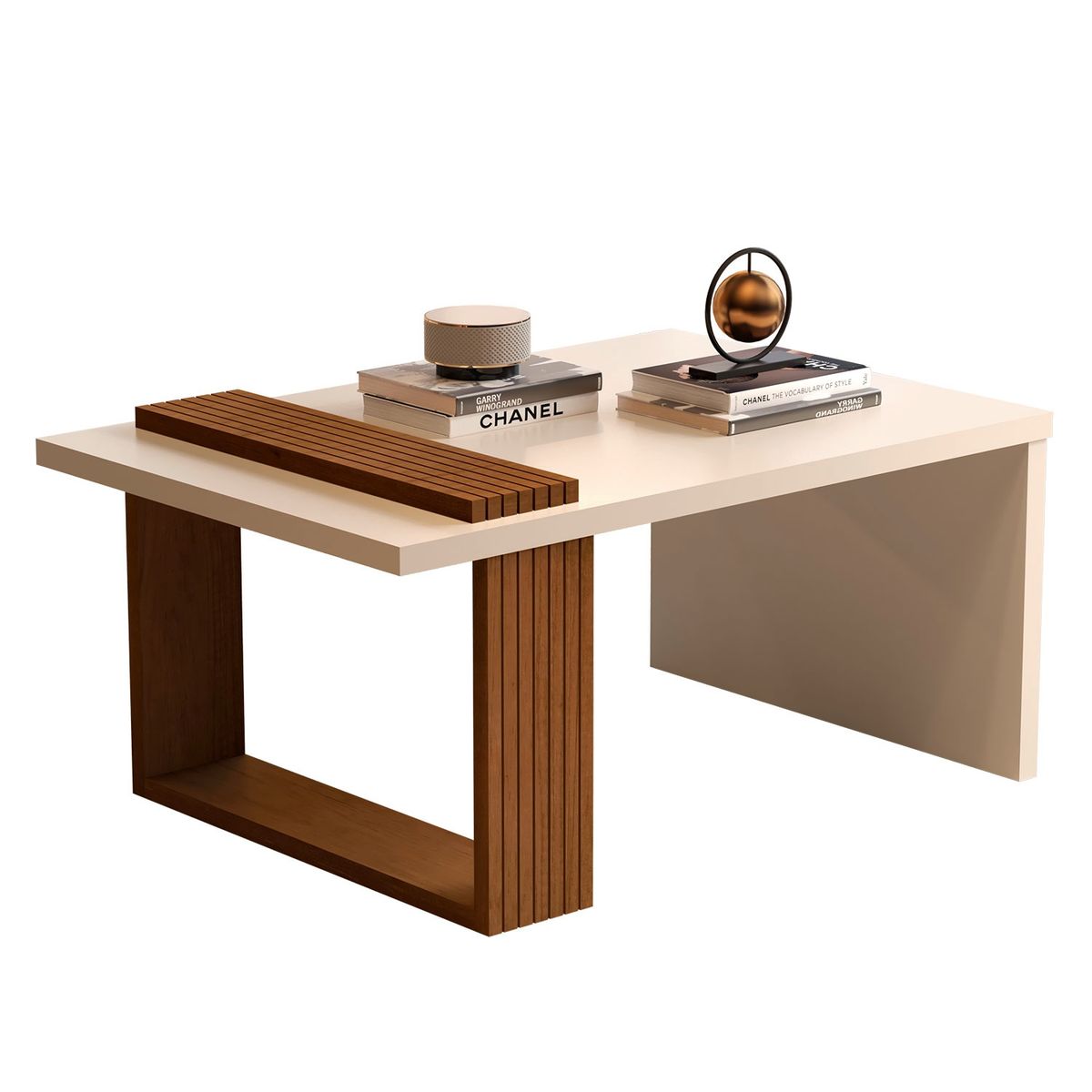 BE DESIGN - Mesa De Centro Boho Perla Caramelo Be Design