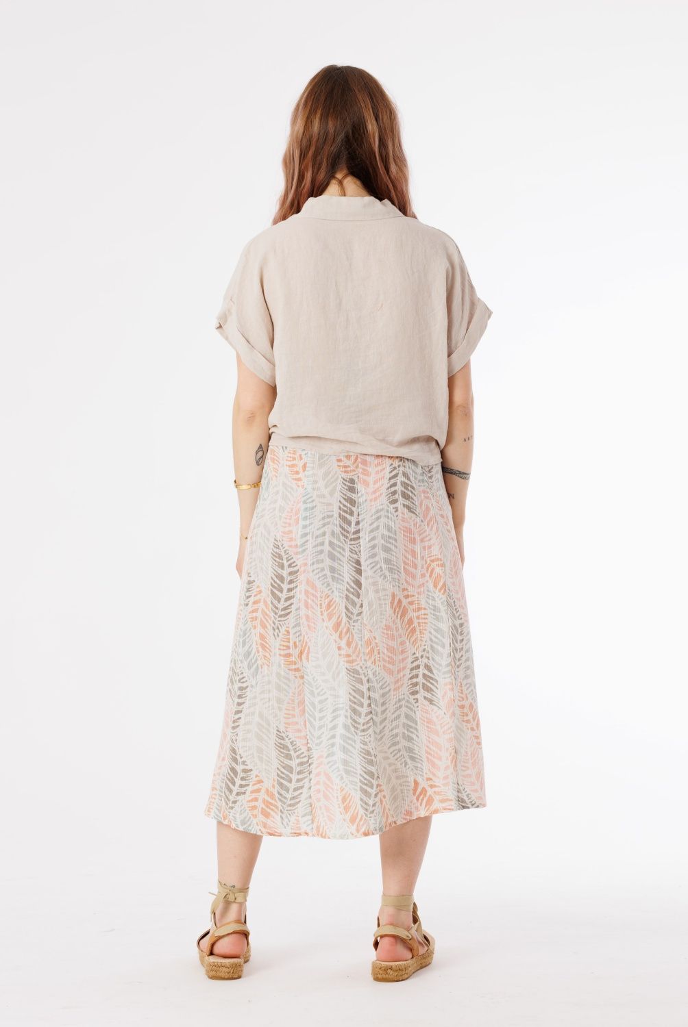 FRIDAYS PROJECT - Fridays Project  Blusa Atada Manga Corta Lino Mujer