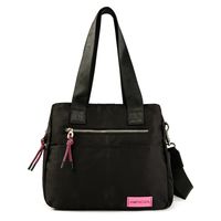 Cartera Tipo Tote Tres Divisiones Adelina Negro