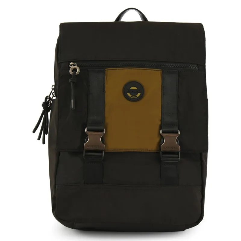AMPHORA - Mochila Porta Notebook Brett Negro Mujer Amphora