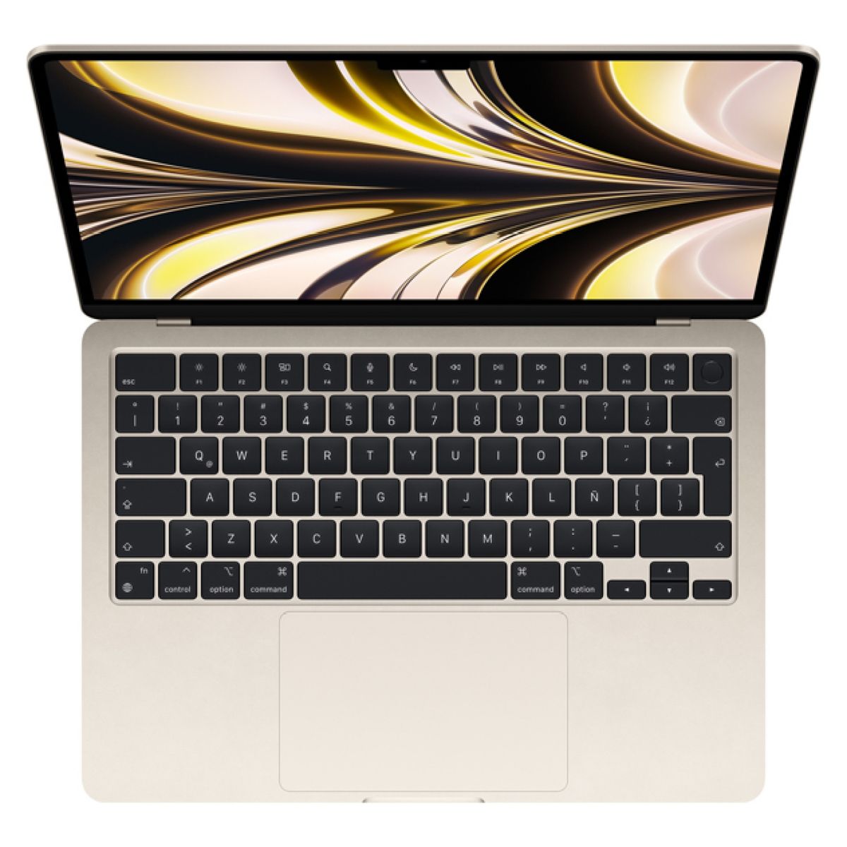 APPLE - Apple MacBook Air (13" con Chip M2 CPU 8 núcleos y GPU 8 núcleos, 8GB RAM, 256GB SSD)