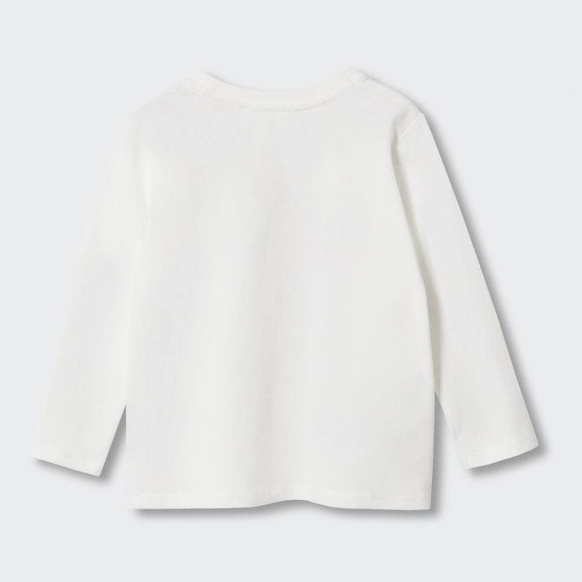 MANGO KIDS - Mango Kids Polera Manga Larga Relieve