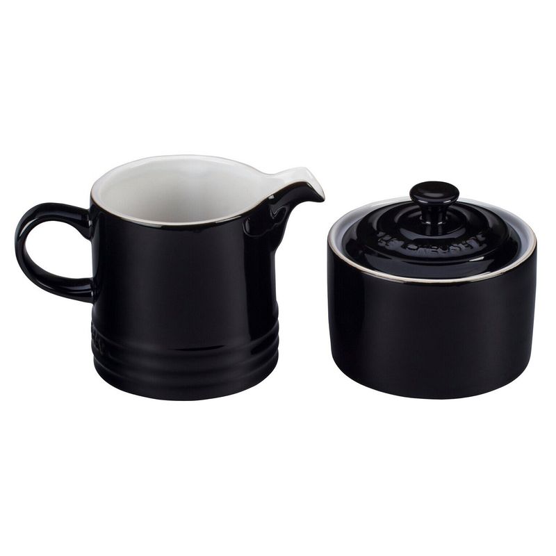 LE CREUSET - Set Azucarero 300Ml  Jarra 350Ml Negro Onyx