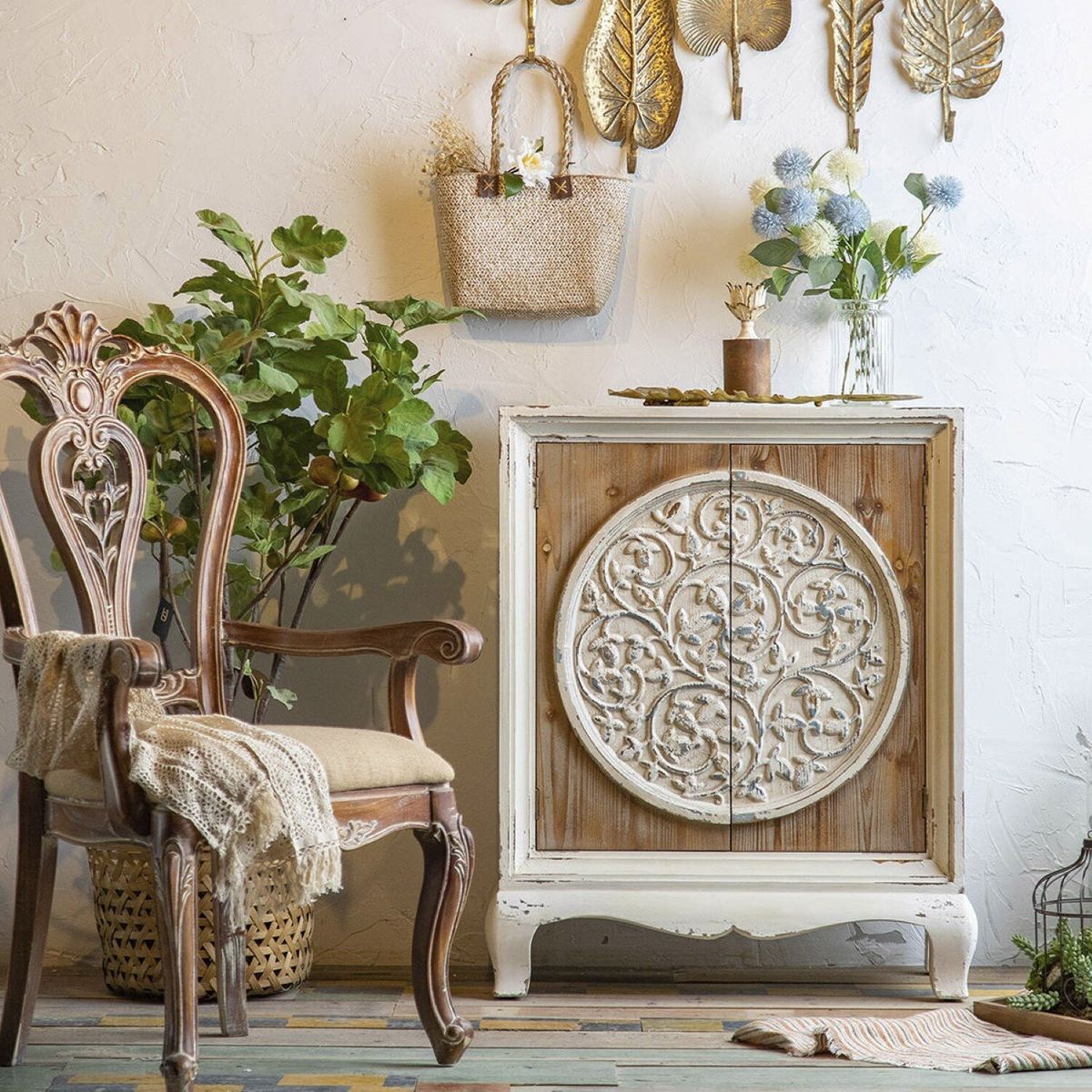 GENERICO - Buffet de Madera Vintage Testa Ankara T4536