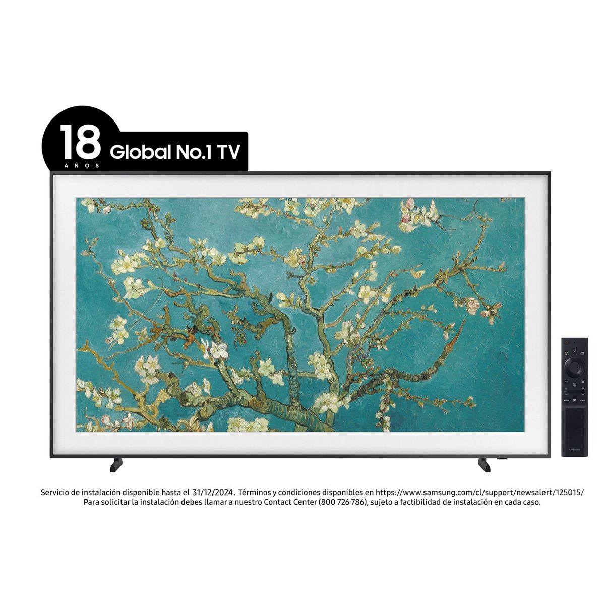 SAMSUNG - QLED Smart TV 43" The Frame QN43LS03BAGXZS Tizen Samsung