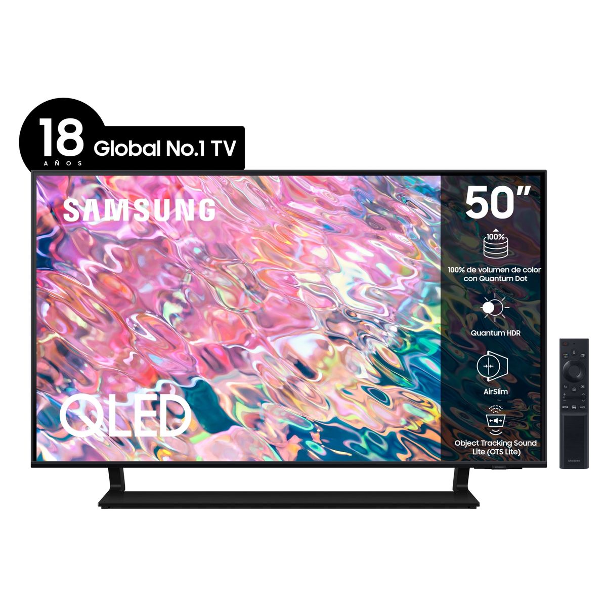 SAMSUNG - QLED Samsung 50" Q65B 4K UHD Smart TV 2022