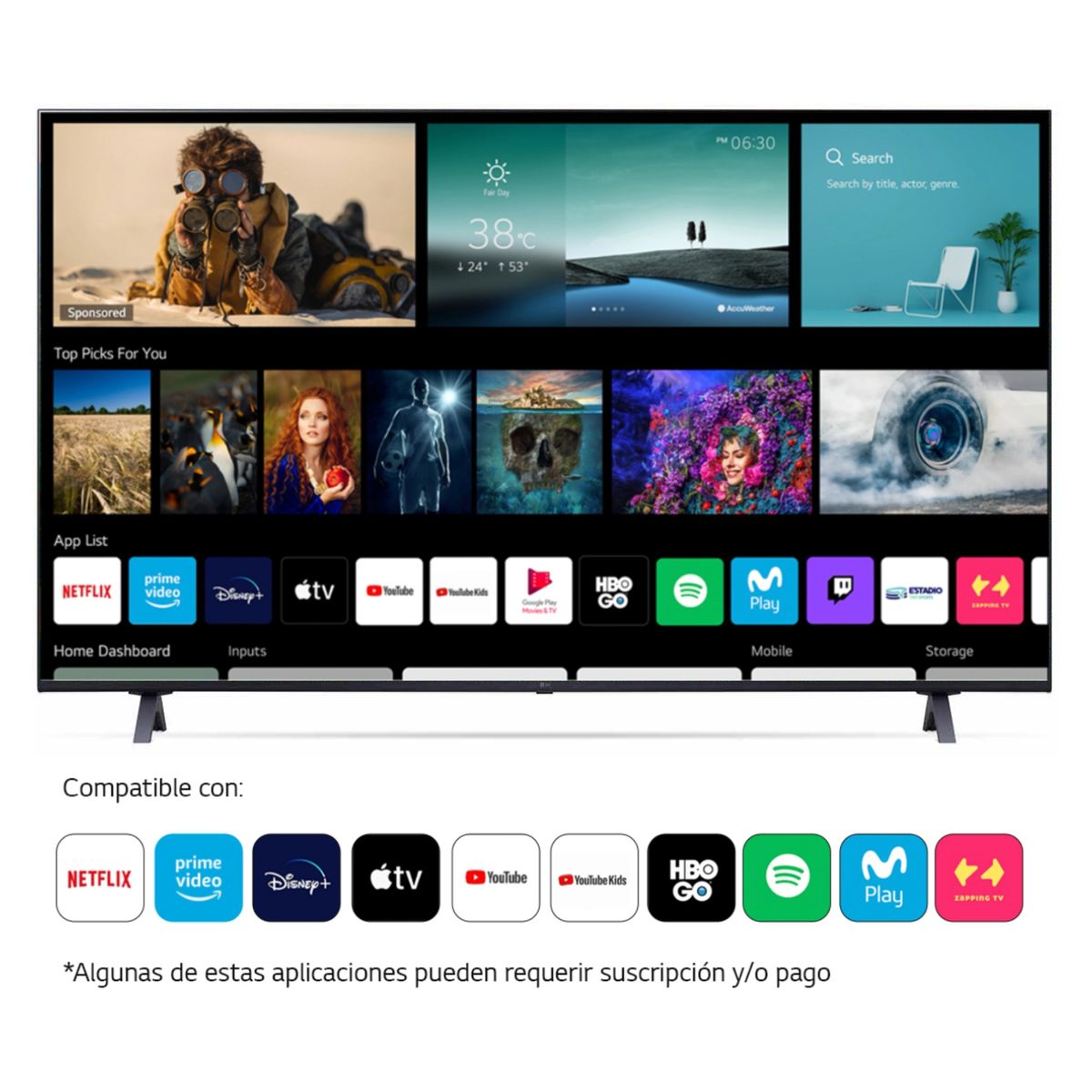 LG - LED Smart TV 70'' 70UQ8050 4K Ultra HD Web OS + Magic Remote LG