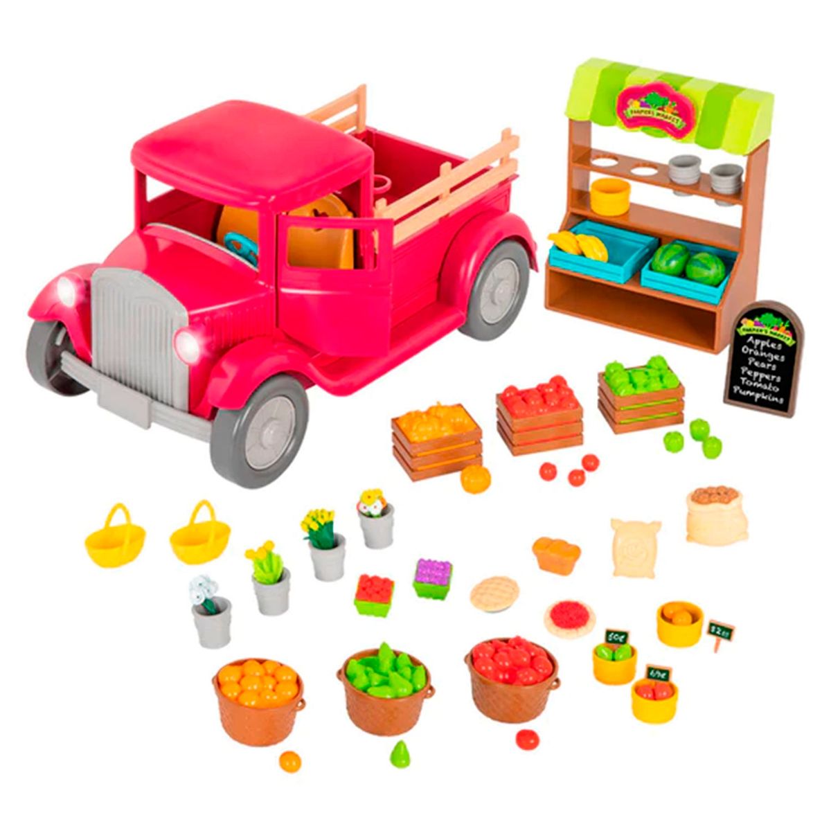 LI'L WOODZEZ - Camión De Juguete Mercado De Agricultores Li'l Woodzez