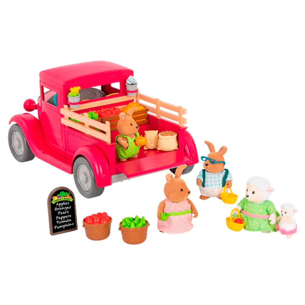 LI'L WOODZEZ - Camión De Juguete Mercado De Agricultores Li'l Woodzez