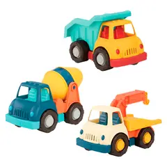 WONDER WHEELS - Caramba Set Camiones De Juguete Basura Remolque Mezcla