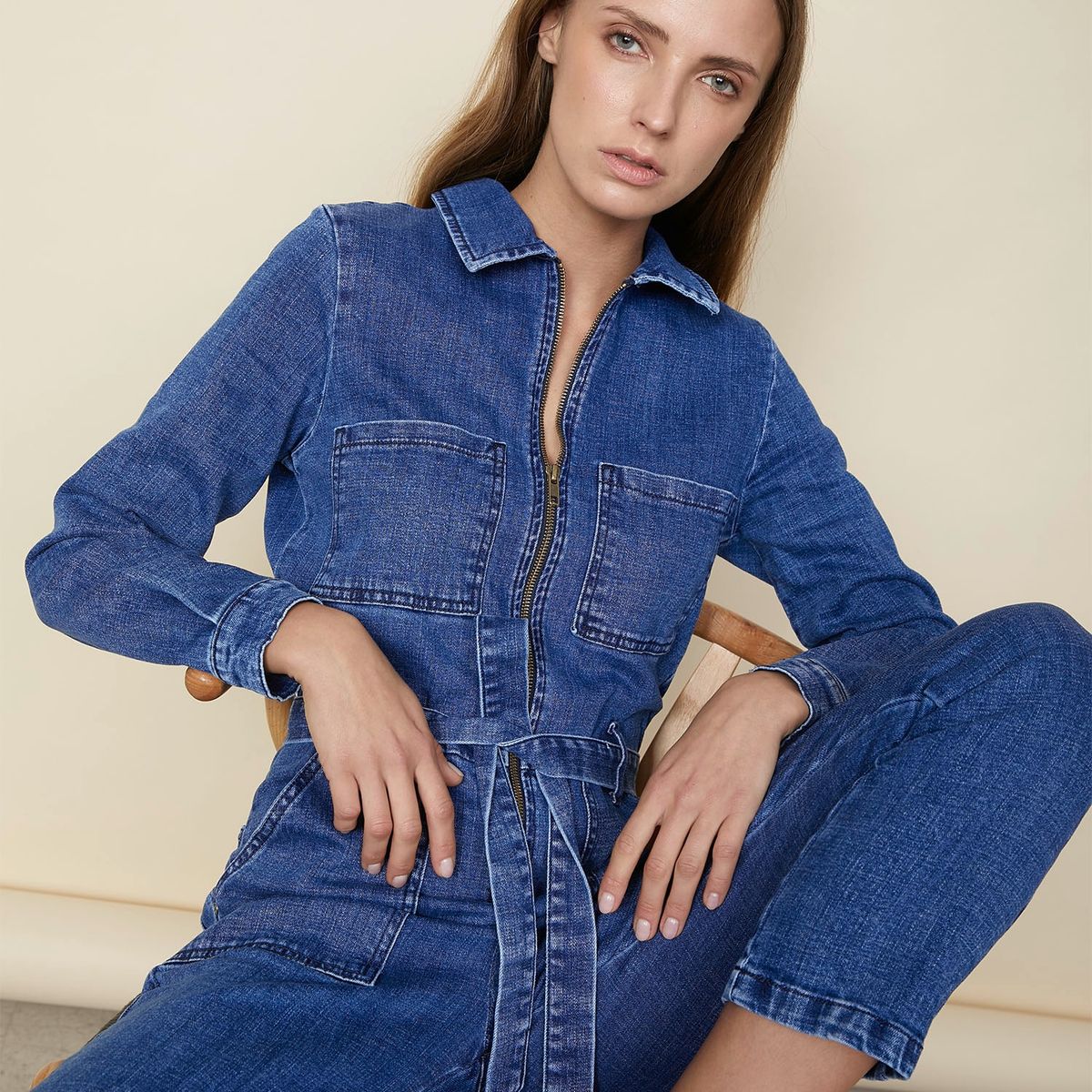 BASEMENT - Basement Overall / Mono Denim Mujer