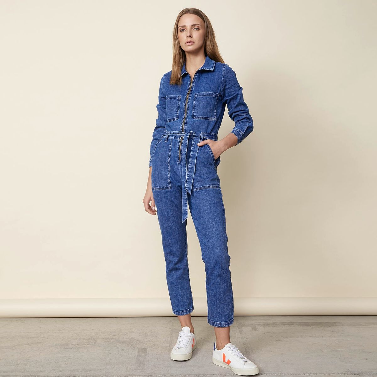 BASEMENT - Basement Overall / Mono Denim Mujer