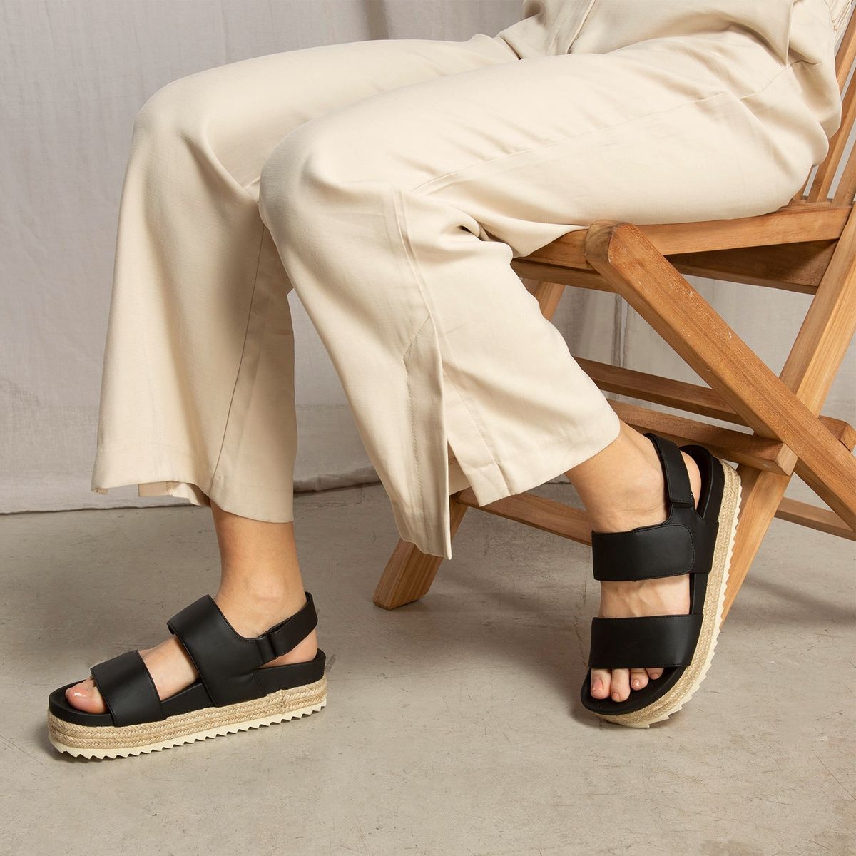 XTI - Xti Sandalia Mujer Negro