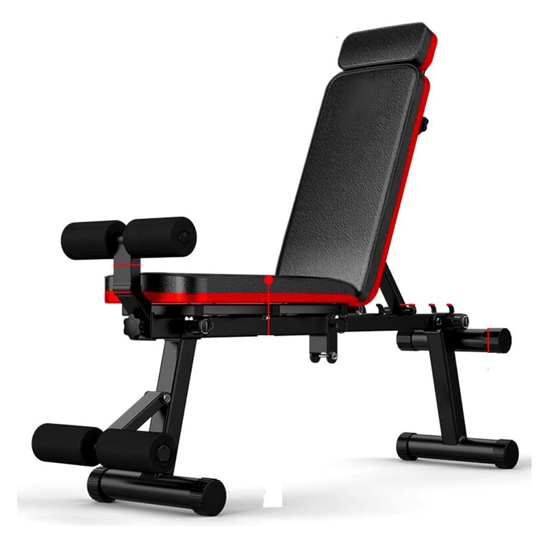 GENERICO - Banqueta de Ejercicios Multifuncional Reclinable