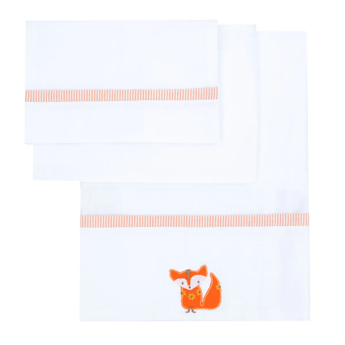 BEE BEE - Bee Bee Juego Sabanas Moisés Bordado Zorrito