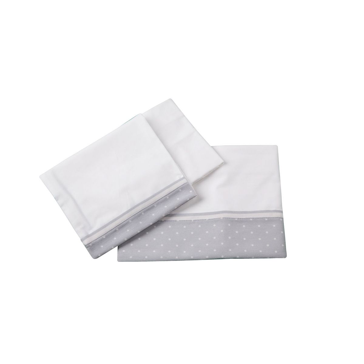 BEE BEE - Juego Sabanas Colecho Puntitos Gris Bee Bee
