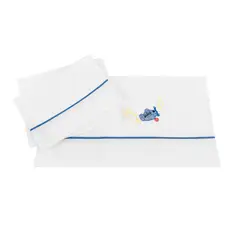 BEE BEE - Juego Sabanas Packyplay Bordado Avión