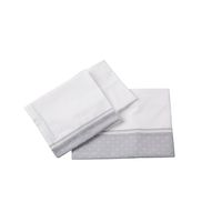 Juego Sabanas Packyplay Punto Gris