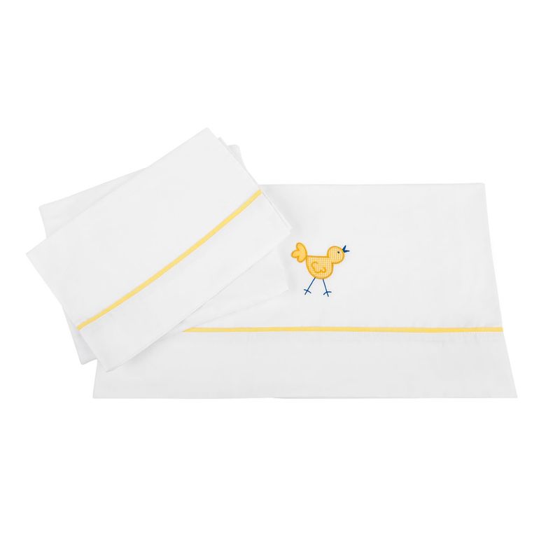 BEE BEE - Bee Bee Juego Sabana Cuna 90 X 140 Bord Pollo