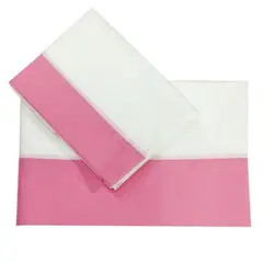 BEE BEE - Juego Sabanas Cuna 90 X 140 Rosada