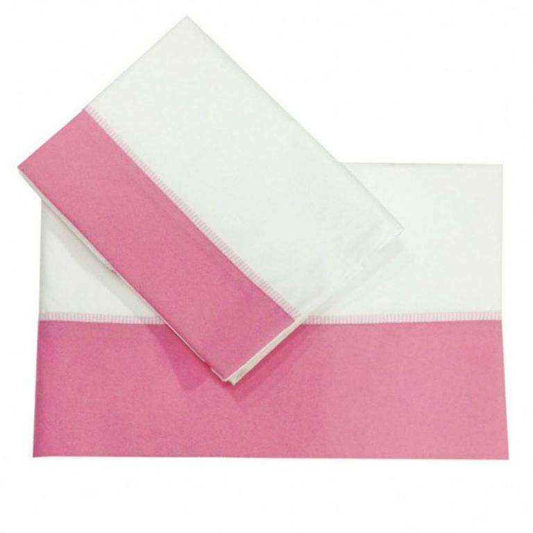 BEE BEE Juego de Sabana Cama 1 Plaza 90 X 190 Rosa