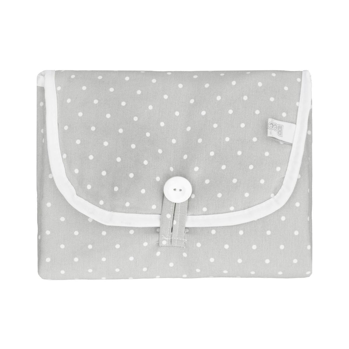 BEE BEE - Mudador Portátil Puntitos Gris Bee Bee